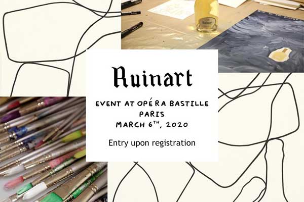 Ruinart : un événement pop up à l’Opéra Bastille.