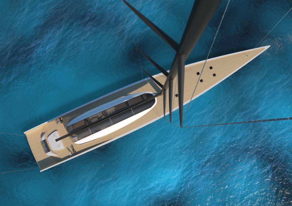 Superyacht SY200 : Un voilier de 60 mètres entièrement autonome en énergie